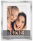 Metallic Silver with White Photo Mat, UV Acrylic Front, Foam Board Backing, 60 Sizes Available